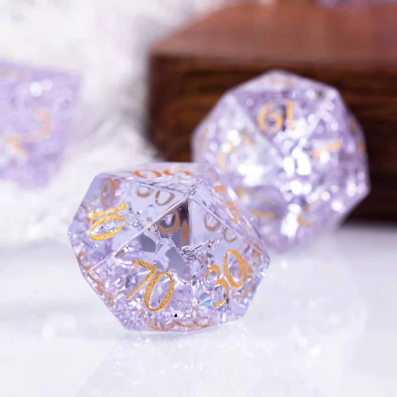 Glaswürfel Critcrack lilac