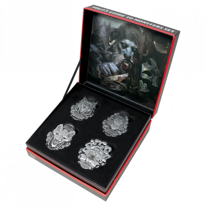 D&D Volo's Guide to Monsters Medaillen-Set mit Geschenk Box
