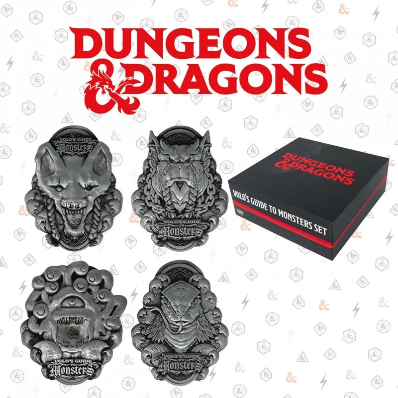 D&D Volo's Guide to Monsters Medaillen-Set mit Geschenk Box