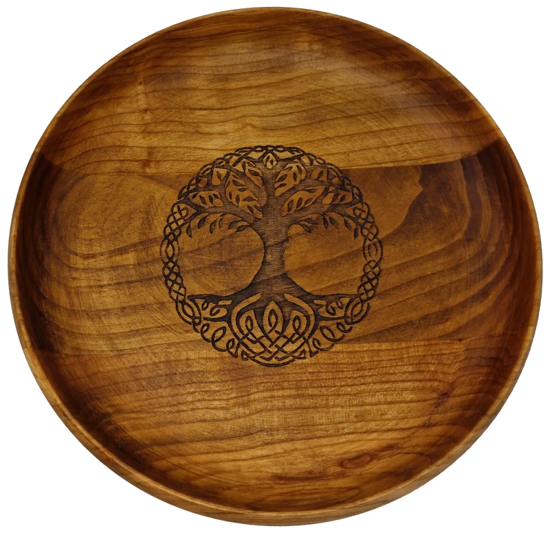 Würfelschale Yggdrasil aus Holz
