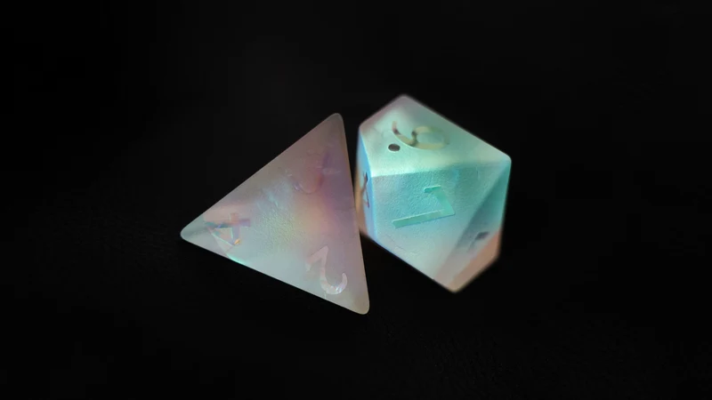 Glaswürfel Frosted Lightning Prisma