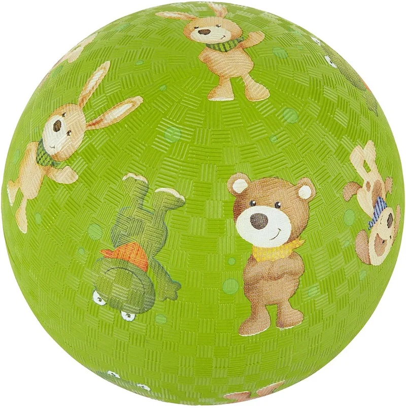 Babyspielzeug Kautschuk Playball - Tiere baby grün