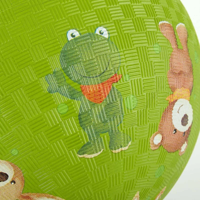 Babyspielzeug Kautschuk Playball - Tiere baby grün