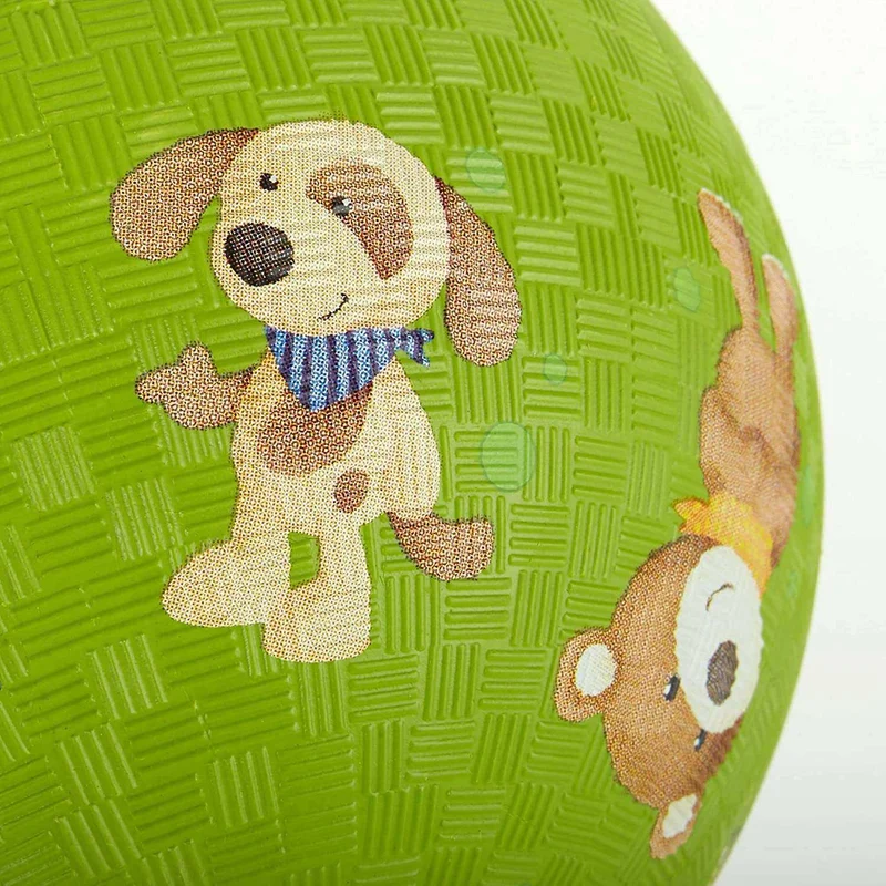 Babyspielzeug Kautschuk Playball - Tiere baby grün