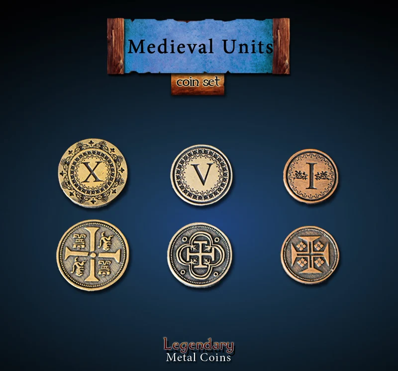 Medieval Units Coin Set (24 Stück)