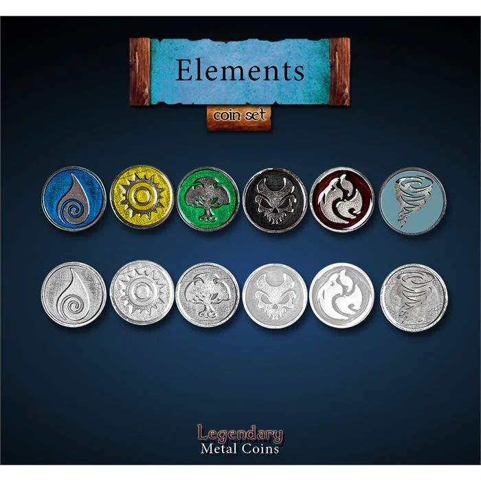 Element Coin Sets (verschiedene)
