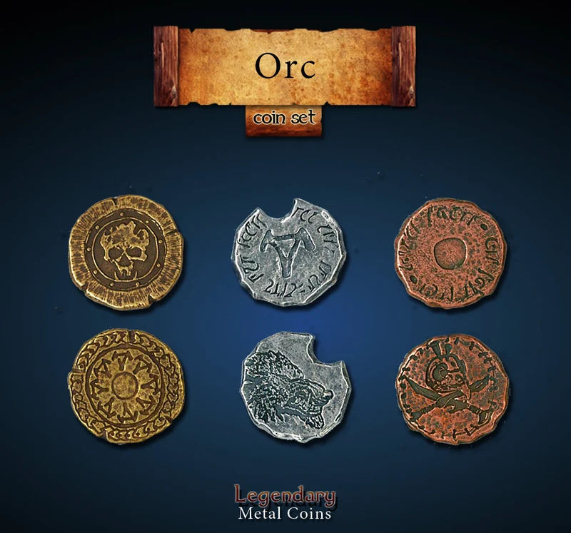 Orc Coin Set (20 Stück)