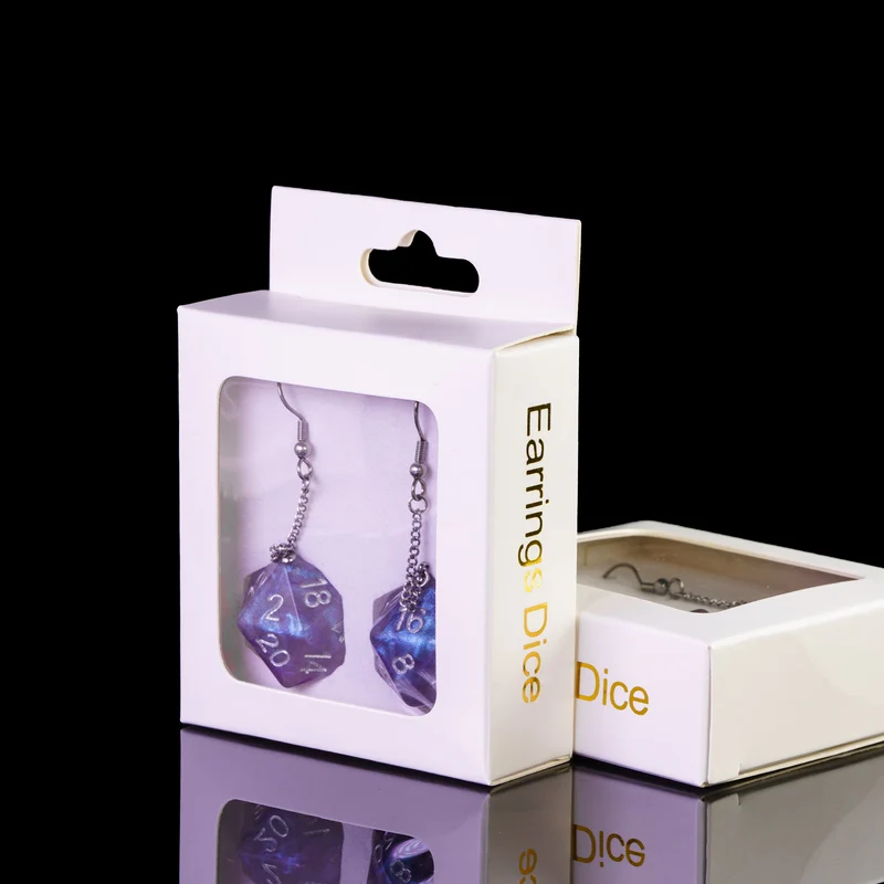 D20 / D6 Ohrringe verschiedene Farben und Formen