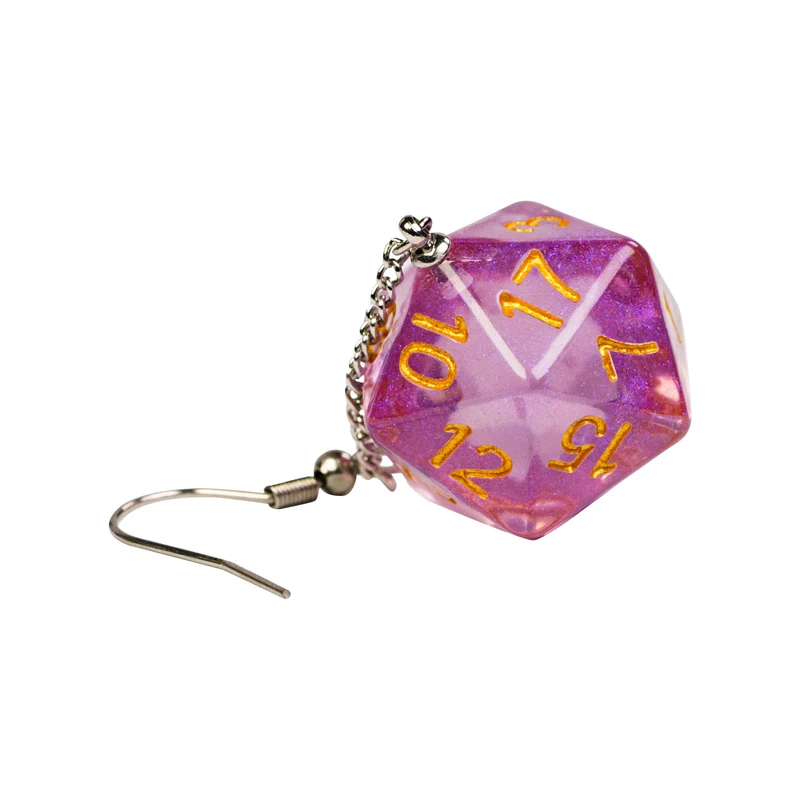 D20 / D6 Ohrringe verschiedene Farben und Formen