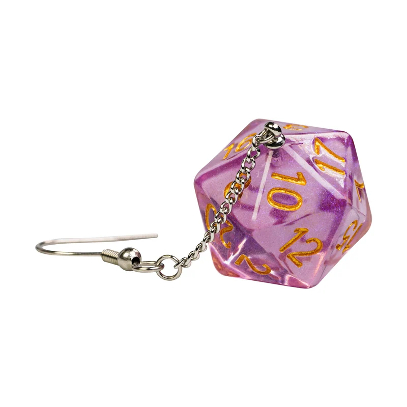 D20 / D6 Ohrringe verschiedene Farben und Formen