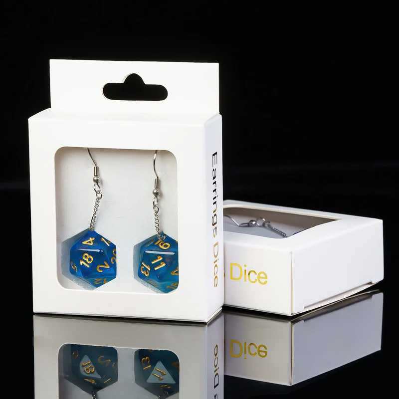 D20 / D6 Ohrringe verschiedene Farben und Formen