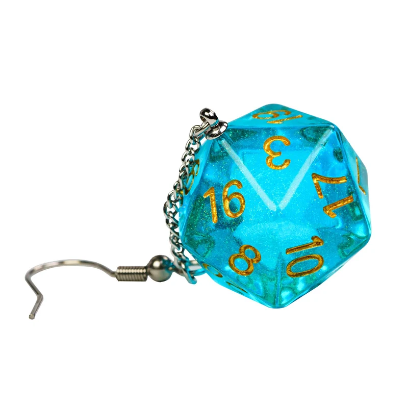 D20 / D6 Ohrringe verschiedene Farben und Formen