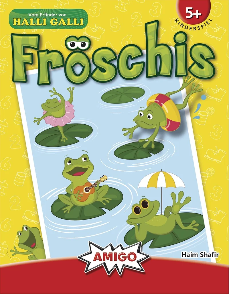 Fröschis – Kinderspiel zum Zahlen ordnen
