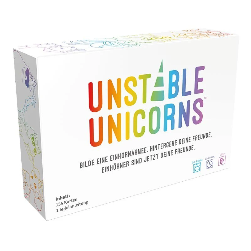 Unstable Unicorns Kartenspiel ab 8 Jahren – Asmodee