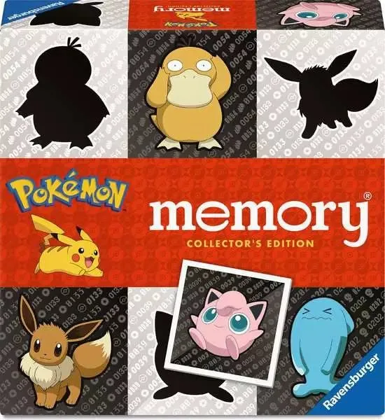 Memory Pokémon Collector's Edition – Silhouetten & Farbmotive im Set