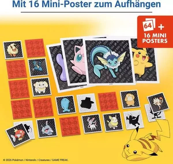 Memory Pokémon Collector's Edition – Silhouetten & Farbmotive im Set