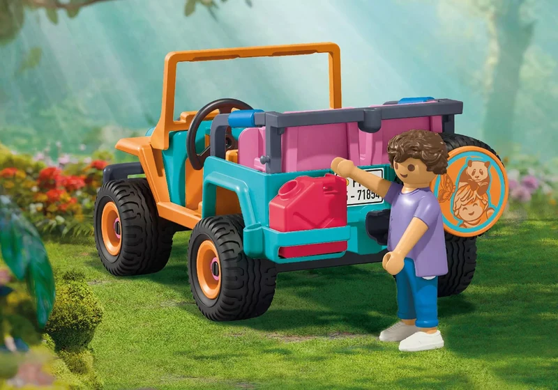 Playmobil®Animals and Friends 71854: Bunter Geländewagen