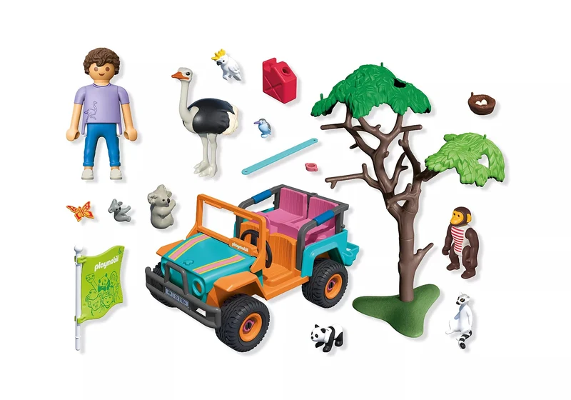 Playmobil®Animals and Friends 71854: Bunter Geländewagen