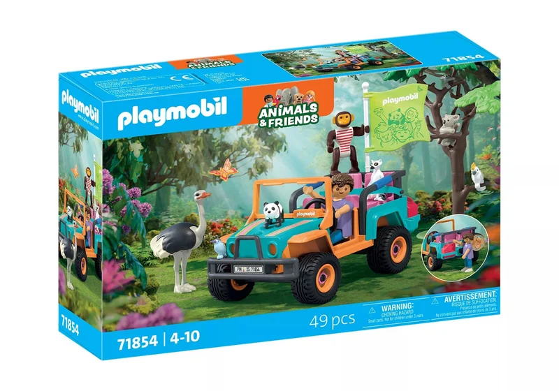 Playmobil®Animals and Friends 71854: Bunter Geländewagen