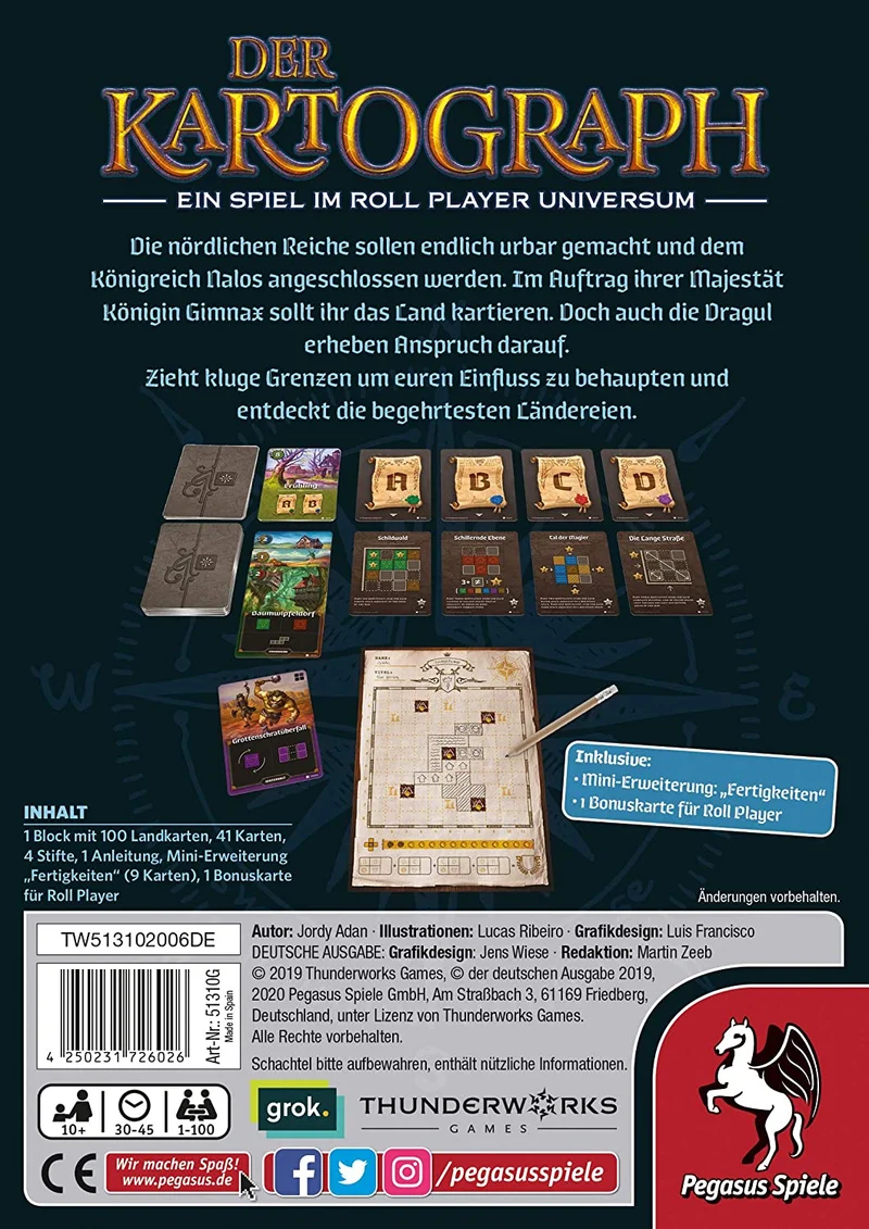 Gesellschaftsspiel - Der Kartograph