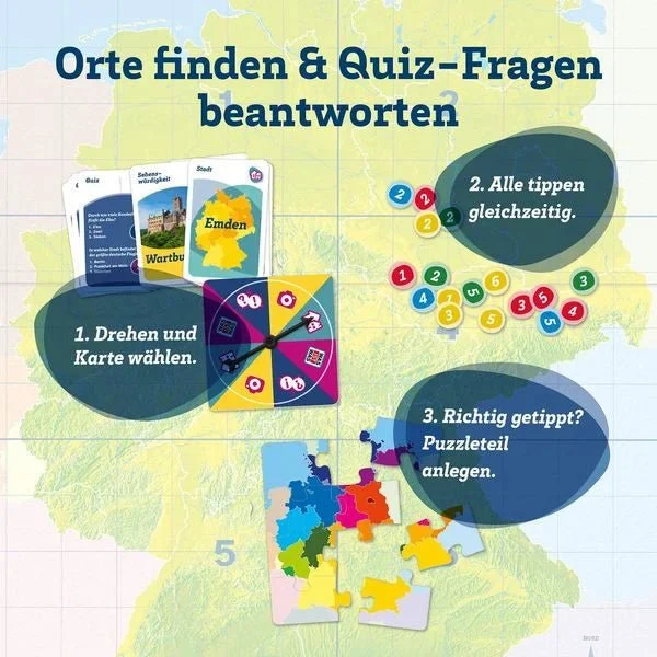 WAS IST WAS - Entdecke Deutschland: Schätzen - Spielen - Quizzen