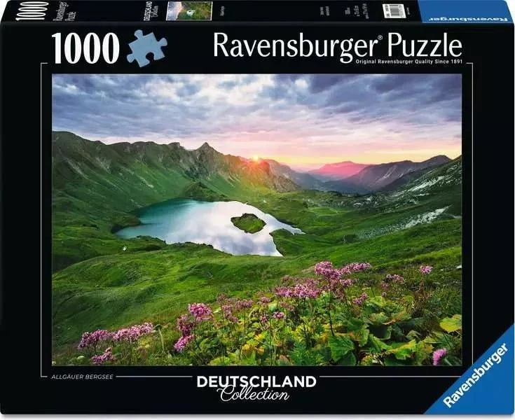 Erwachsenenpuzzle Allgäuer Bergsee – 1000 Teile