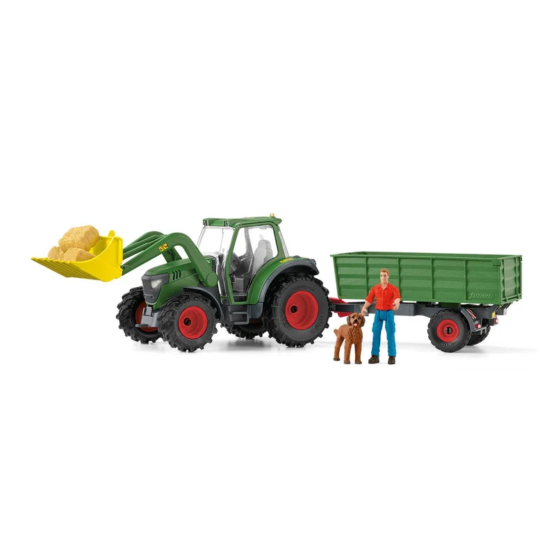 Traktor mit Anhänger und Figur – Schleich Farm World