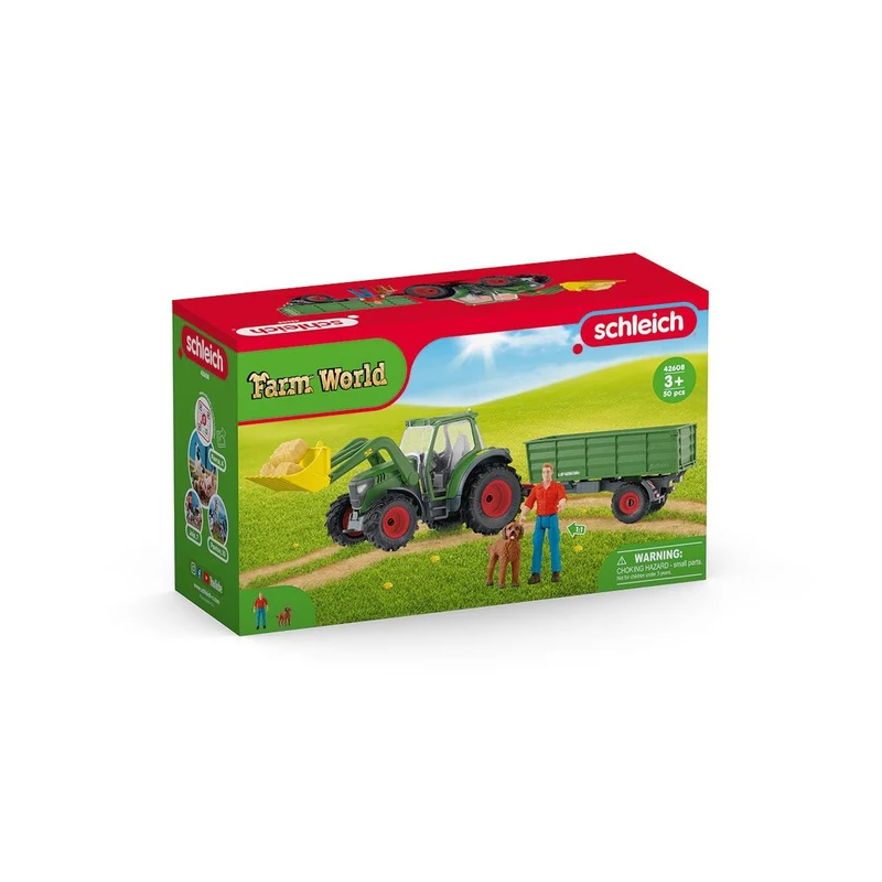 Traktor mit Anhänger und Figur – Schleich Farm World