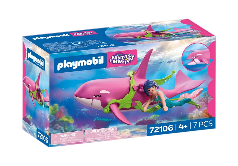 Orca mit Meerjungfrau – PLAYMOBIL Unterwasserwelt mit beweglichen Teilen