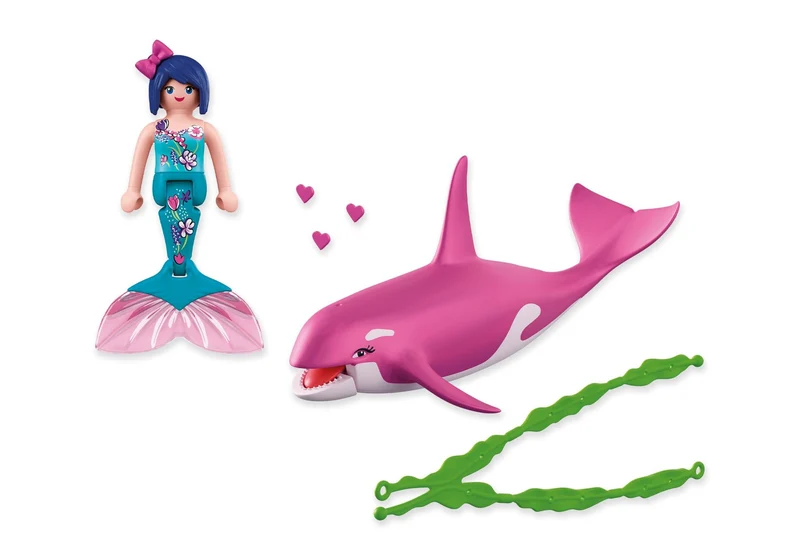 Orca mit Meerjungfrau – PLAYMOBIL Unterwasserwelt mit beweglichen Teilen