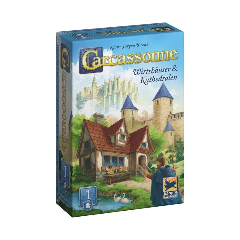 Carcassonne Erweiterung 1 Wirtshäuser & Kathedralen – Asmodee