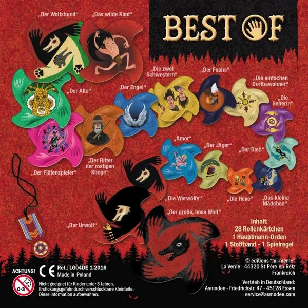 Werwölfe von Düsterwald: Best of – Kartenspiel