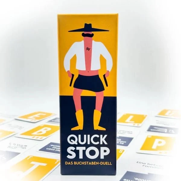 QuickStop Das Buchstaben Duell – Kartenspiel ab 10 Jahren