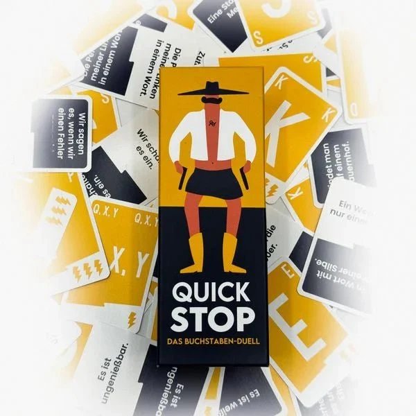 QuickStop Das Buchstaben Duell – Kartenspiel ab 10 Jahren