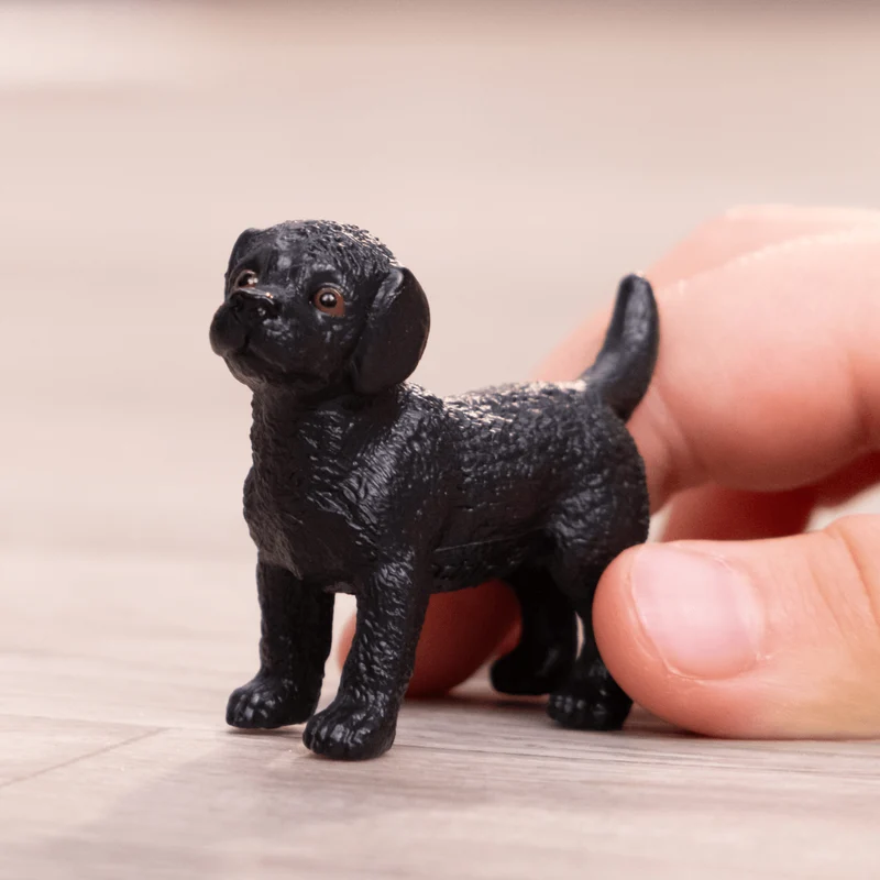 Hund Figur Schwarzer Labrador Retriever Welpe – Schleich Farm World ab 3 Jahren