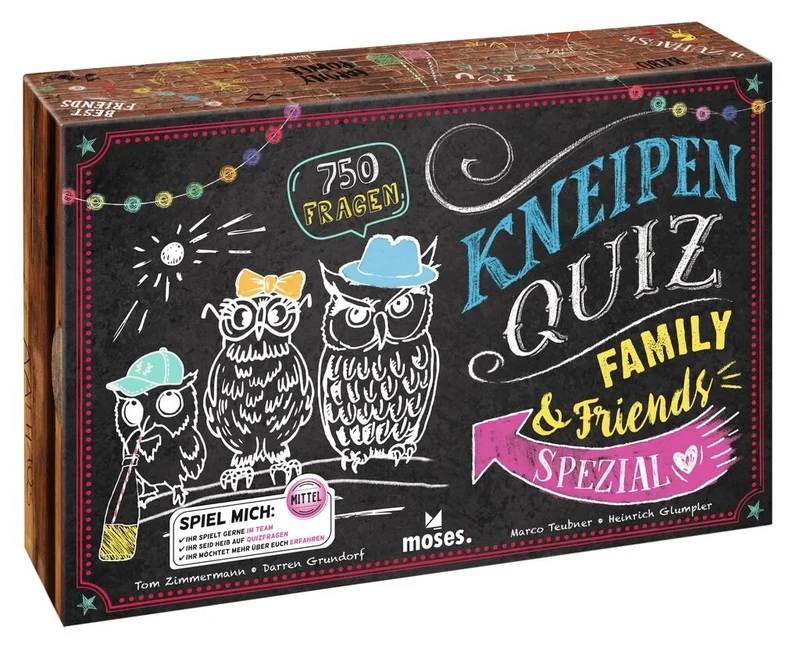 Kneipenquiz – Family & Friends Spezial mit persönlichen Fragen für die Liebsten