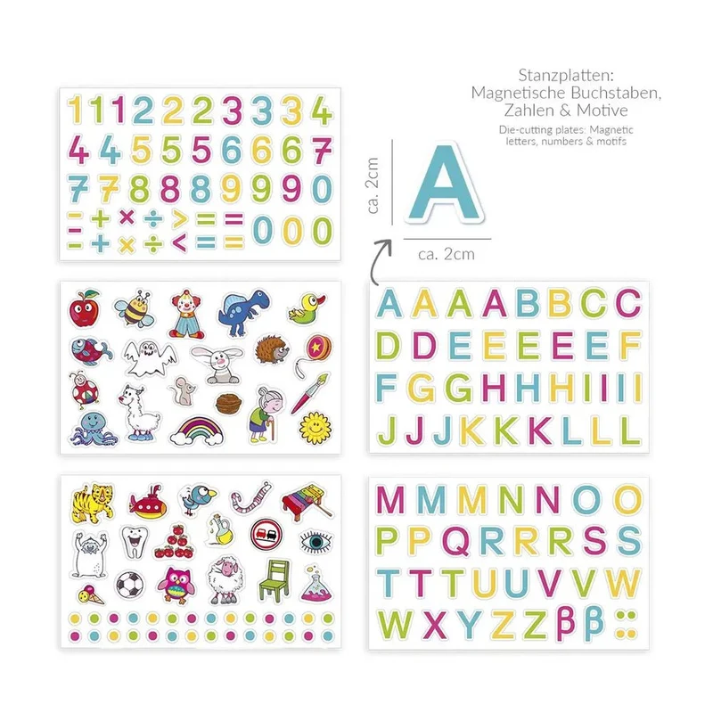 Magnet-Lernbox Buchstaben & Zahlen