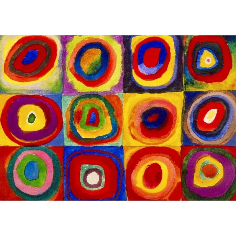 Quadrate und Kreise – Kandinsky Puzzle 1000 Teile