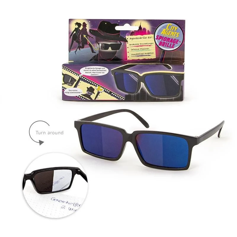CITY AGENTS Spionagebrille, schwarz