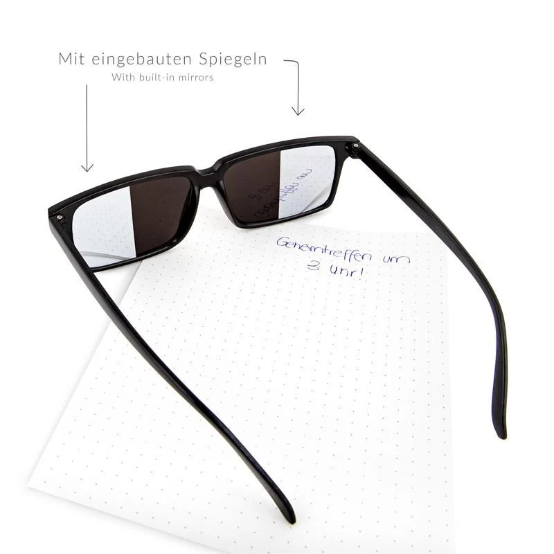 CITY AGENTS Spionagebrille, schwarz