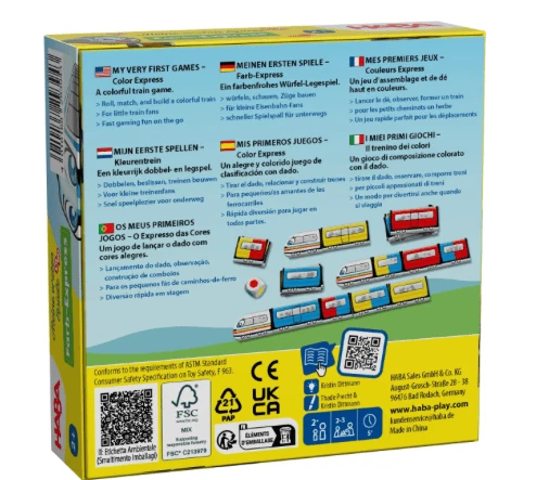 MES to go Farb-Express – Würfelspiel ab 2 Jahren