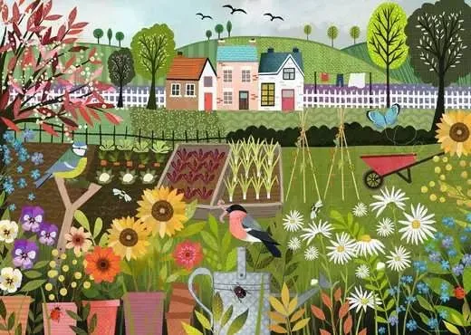 Puzzle 1000 Teile - Garden Allotment