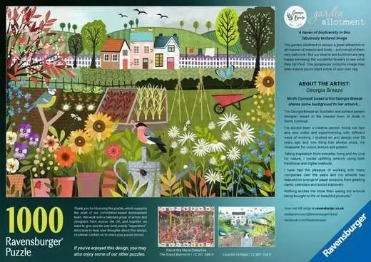 Puzzle 1000 Teile - Garden Allotment