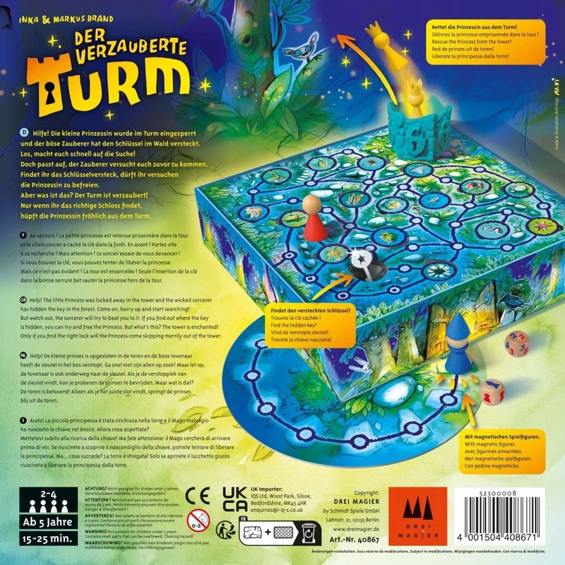 Drei Magier: Der verzauberte Turm, Kinderspiel