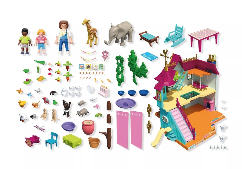 Playmobil®Animals and Friends 71852 : Kunterbunte Tiervilla