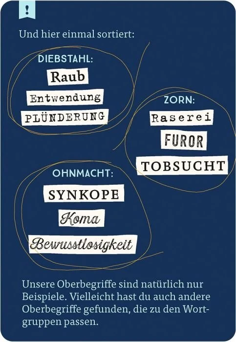 Das große Quiz der Synonyme