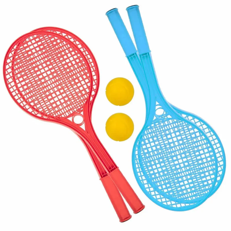 Iden Basic Softtennis Set 2 Schläger/1 Ball, 2fach sortiert