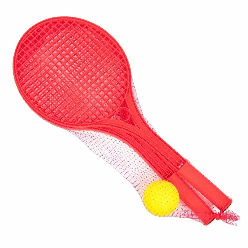 Iden Basic Softtennis Set 2 Schläger/1 Ball, 2fach sortiert