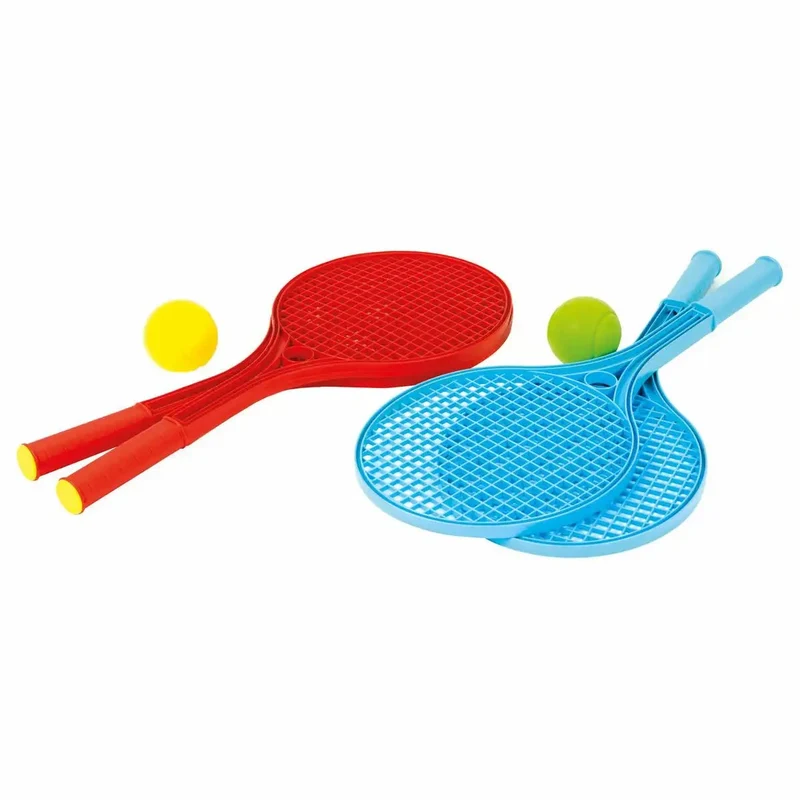 Iden Basic Softtennis Set 2 Schläger/1 Ball, 2fach sortiert