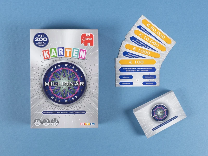 Wer wird Millionär? – Offizielles Kartenspiel ab 12 Jahren